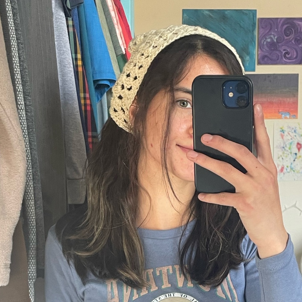 Linen headscarf